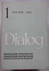 Okładka książki Dialog, nr 1 / styczeń 1983 praca zbiorowa