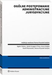 Okładka książki Ogólne postępowanie administracyjne jurysdykcyjne Hanna Knysiak - Sudyka