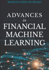 Okładka książki Advances in Financial Machine Learning Marcos Lopez de Prado