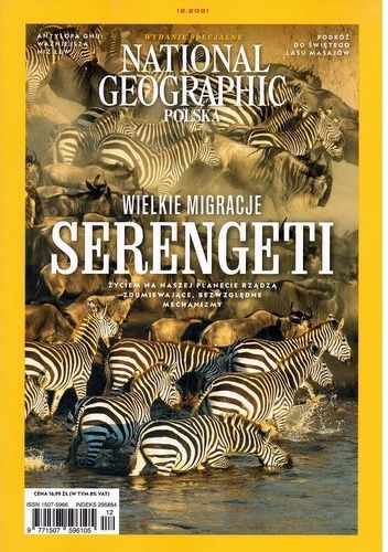 Okładka książki National Geographic 12/2021 (267) Redakcja magazynu National Geographic