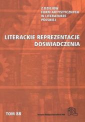 Okładka książki Literackie reprezentacje doświadczenia Włodzimierz Bolecki, Ewa Nawrocka