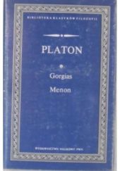 Okładka książki Gorgias; Menon Platon