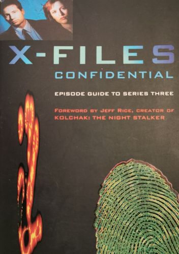 Okładki książek z serii X-Files Confidential. Episode Guides
