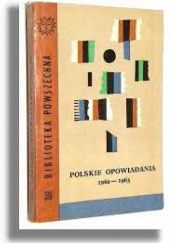 Okładka książki Opowiadania polskie 1960-1963 Ryszard Matuszewski