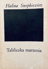 Okładka książki Tabliczka marzenia Halina Snopkiewicz