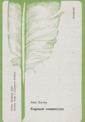 Okładka książki Fragment romantyczny Anna Kurska