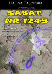 Okładka książki Sabat nr 1245 Halina Bajorska
