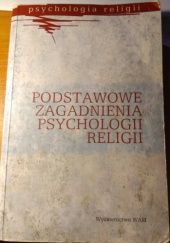 Okładka książki Podstawowe zagadnienia psychologii religii Stanisław Głaz SJ