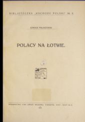 Okładka książki Polacy na Łotwie Edward Maliszewski