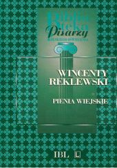 Okładka książki Pienia wiejskie Wincenty Reklewski