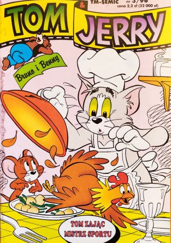 Okładki książek z serii Tom i Jerry