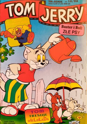 Okładki książek z serii Tom i Jerry