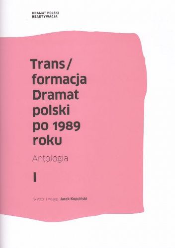 Okładki książek z serii Dramat polski. Reaktywacja