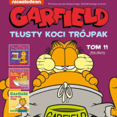 Okładka książki Garfield. Tłusty koci trójpak. Tom 11 Jim Davis
