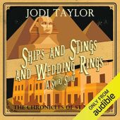 Okładka książki Ships and Stings and Wedding Rings Jodi Taylor