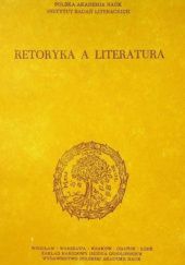 Okładka książki Retoryka a literatura Barbara Otwinowska