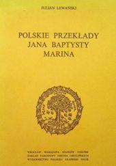 Okładka książki Polskie przekłady Jana Baptysty Marina Julian Lewański