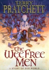 Okładka książki The Wee Free Men Terry Pratchett