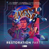 Okładka książki Blake's 7: Restoration Part 1 Trevor Baxendale, Scott Harrison, Steve Lyons, Iain McLaughlin