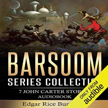 Okładki książek z cyklu Barsoom