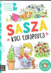 Okładka książki Sasza, koci terapeuta. Agata Giełczyńska-Jonik