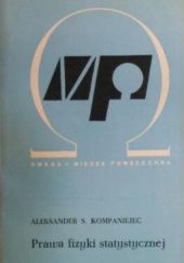 Okładka książki Prawa fizyki statystycznej Aleksander Kompaniejec