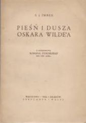 Okładka książki Pieśń i dusza Oskara Wilde'a Samuel Jakub Imber