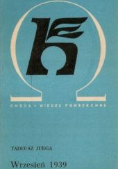 Okładka książki Wrzesień 1939 Tadeusz Jurga