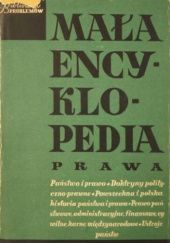 Okładka książki Mała encyklopedia prawa Ludwik Bar, praca zbiorowa