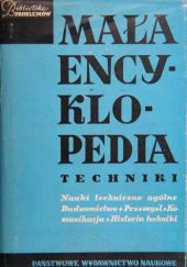 Okładka książki Mała encyklopedia techniki Adam Tadeusz Troskolański