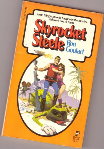 Okładki książek z cyklu Skyrocket Steele