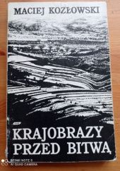 Okładka książki Krajobrazy przed bitwą Maciej Kozłowski