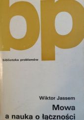Okładka książki Mowa a nauka o łączności Wiktor Jassem