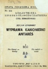 Okładka książki Wyprawa kanonierki Antarès Juljan Ginsbert