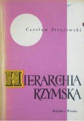 Okładka książki Hierarchia rzymska Czesław Stryjewski