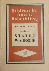 Okładka książki Statek w mieście André Kedros