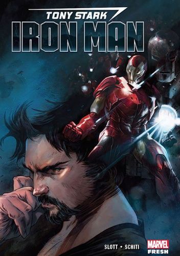 Okładki książek z cyklu Tony Stark: Iron Man