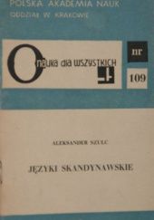 Okładka książki Języki skandynawskie Aleksander Szulc
