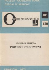 Okładka książki Powieść starożytna Stanisław Stabryła