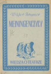 Okładka książki Meiningeńczycy Wiktor Brumer