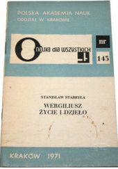 Okładka książki Wergiliusz: Życie i dzieło Stanisław Stabryła