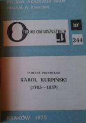Okładka książki Karol Kurpiński (1785-1857) Tadeusz Przybylski