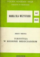 Okładka książki Turystyka w regionie bieszczadzkim Jerzy Wrona