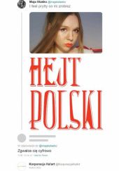 Okładka książki Hejt polski Maja Staśko