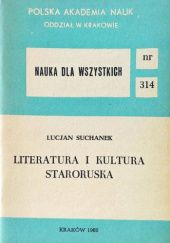 Okładka książki Literatura i kultura staroruska Lucjan Suchanek