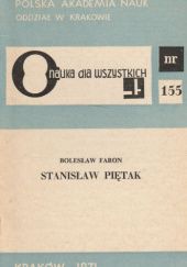 Okładka książki Stanisław Piętak Bolesław Faron