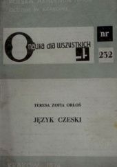 Okładka książki Język czeski Teresa Zofia Orłoś