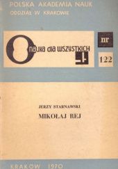Okładka książki Mikołaj Rej Jerzy Starnawski