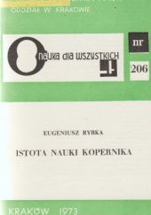 Okładka książki Istota nauki Kopernika Eugeniusz Rybka