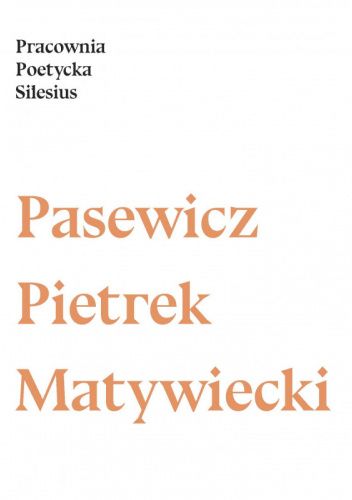 Okładki książek z cyklu Pracownia Poetycka Silesius 2016